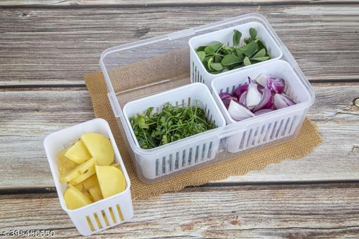 Fridge Storage Boxes Freezer Storage Containers, Container for Kitchen Storage Set of 1 - Kitchen Accessories Only