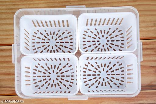 Fridge Storage Boxes Freezer Storage Containers, Container for Kitchen Storage Set of 1 - Kitchen Accessories Only