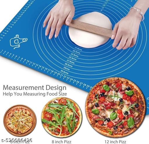 Roti Mat/Baking Mat  Chapati Atta Kneading Mat Non-Stick (Size 50 * 40 cm) (Multicolor) - Kitchen Accessories Only