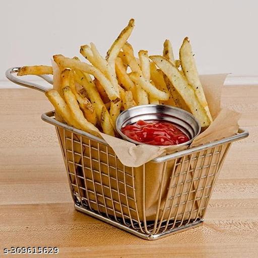 Potato Chips Cutter Slicer French Fries Maker Red Potato French Fries Finger Chips Cutter Slice Maker Machine (Plastic) - Kitchen Accessories Only