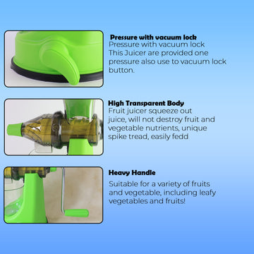 Supermom Manual Multi-Functional Fruit and Vegetable Juicer (1 Pc) - KPYARD