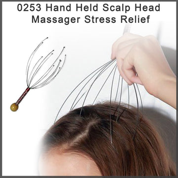 Hand Held Scalp Head Massager Stress Relief - KPYARD