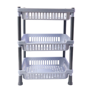 3-Layer Multipurpose Kitchen Storage Basket Rack - KPYARD