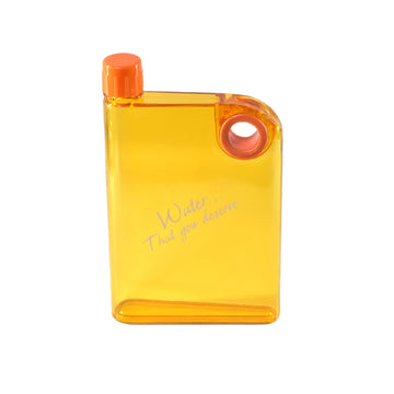 Notebook Style Slim Water Bottle (380 ml, Multicolor) - KPYARD
