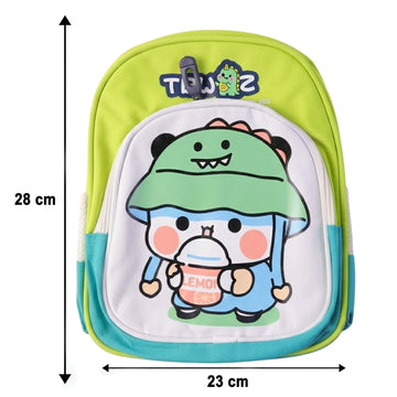 Cute Cartoon Printed Kids Sling Backpack Lightweight (Mix Color)School Bag (28x23 Cm) - KPYARD