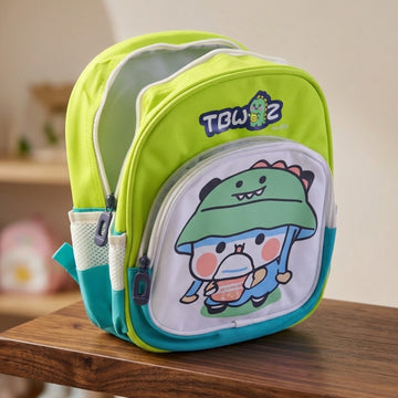 Cute Cartoon Printed Kids Sling Backpack Lightweight (Mix Color)School Bag (28x23 Cm) - KPYARD