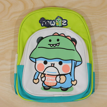 Cute Cartoon Printed Kids Sling Backpack Lightweight (Mix Color)School Bag (28x23 Cm) - KPYARD