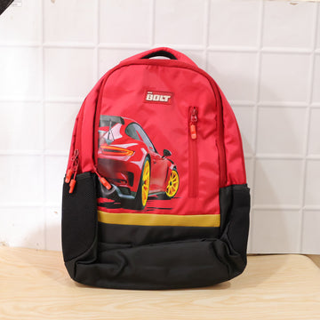 19-inch School Bag with Car Design for Kids (Mix Color) - KPYARD
