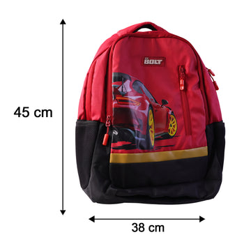 19-inch School Bag with Car Design for Kids (Mix Color) - KPYARD