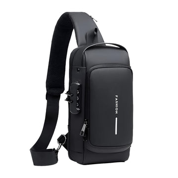 Anti-Theft Crossbody Sling Bag with USB Charging Port - KPYARD