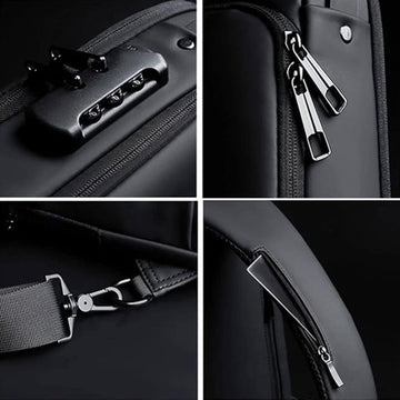 Anti-Theft Crossbody Sling Bag with USB Charging Port - KPYARD
