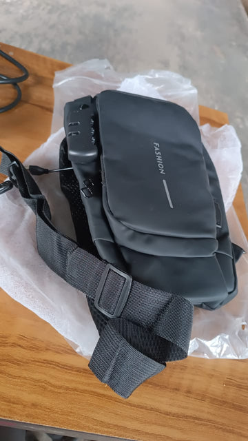 Anti-Theft Crossbody Sling Bag with USB Charging Port - KPYARD
