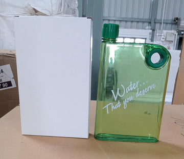 Customize Notebook Style Slim Water Bottle (380 ml, Multicolor) - KPYARD