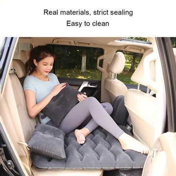 Portable Inflatable Car Backseat Air Mattress Bed with Pump & Pillows - KPYARD