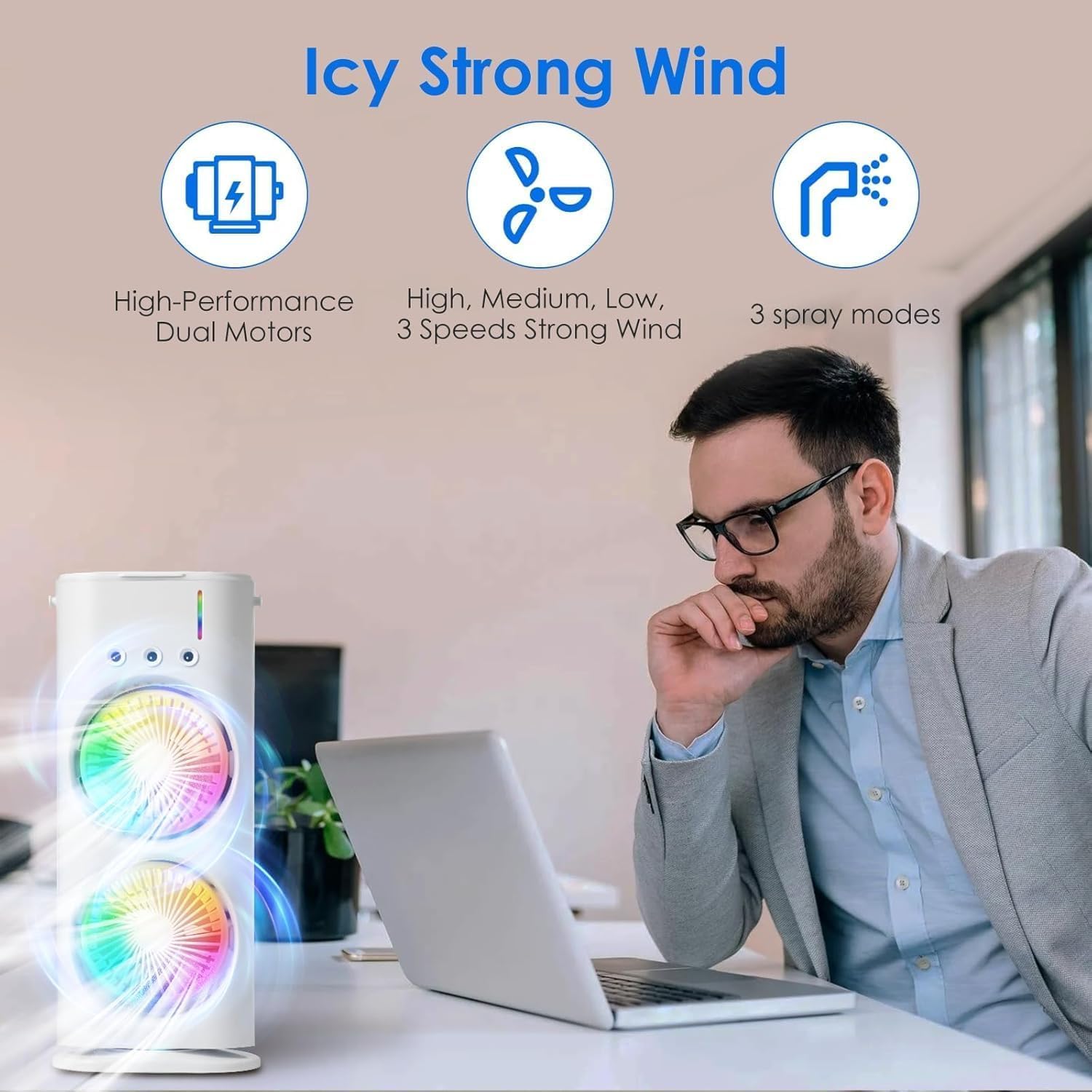 double ended spray fan cold air - KPYARD