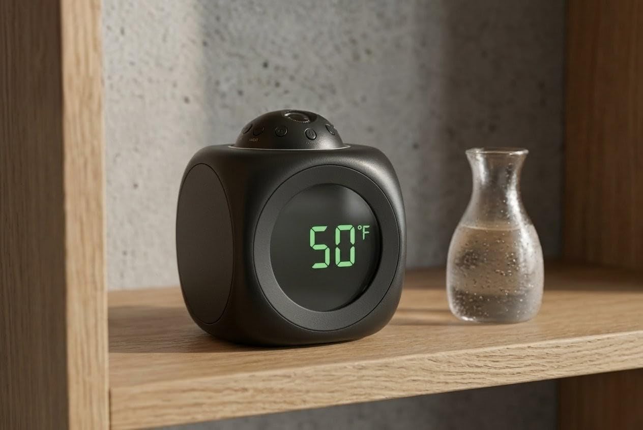  Digital LED Projection Alarm Clock with Voice Talkback  - KPYARD