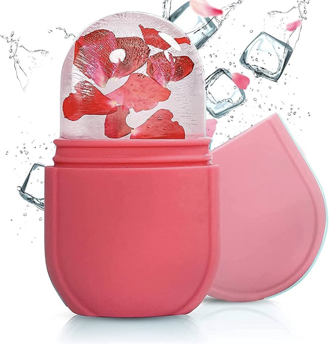 Beauty Ice Roller Face Massager Eye Reusable Rollers Facial - LuxeLoom