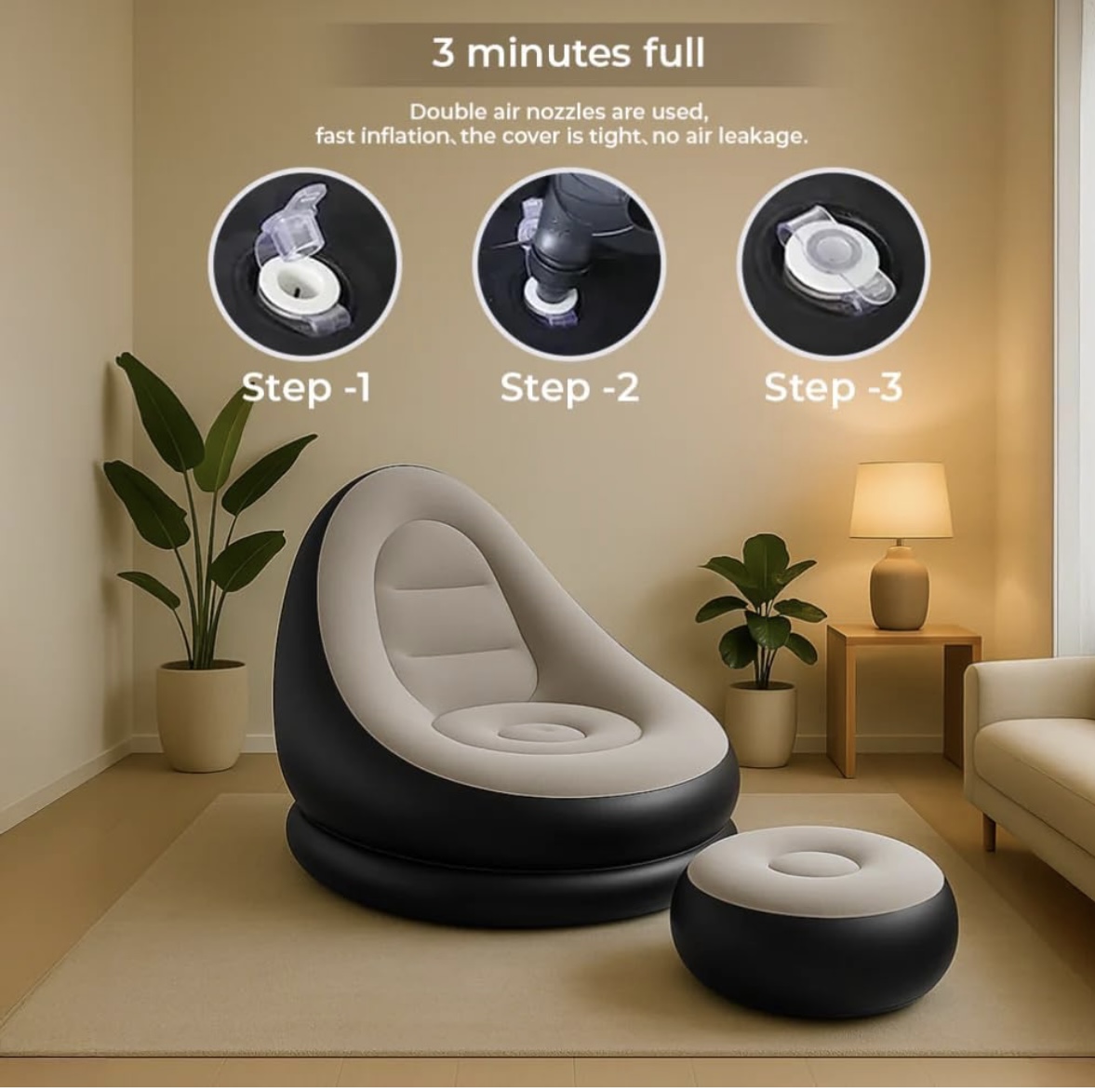 Inflatable Sofa – Comfortable & Portable Air Sofa - LuxeLoom