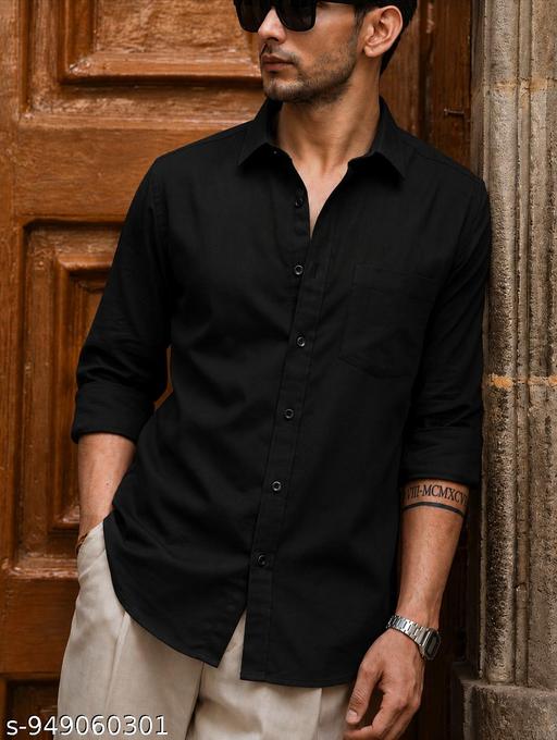 Matching Classic Black Shirt for your Partner - Lyca Vogue