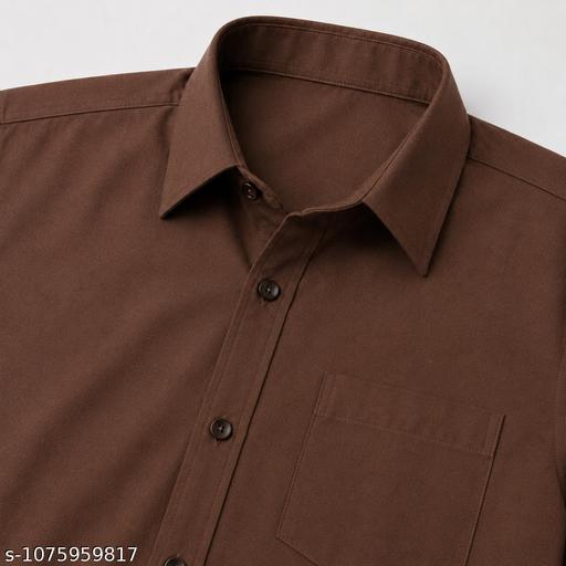 Mocha Brown Men's Shirt – Couple Matching Edition - Lyca Vogue