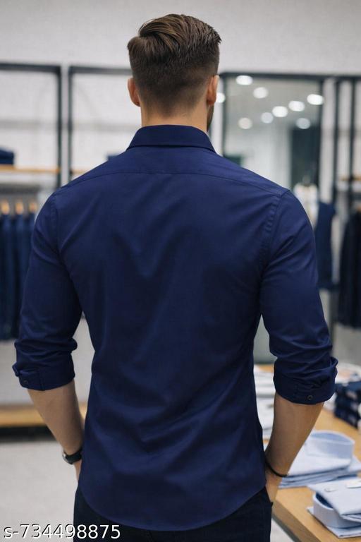 Royal Blue Classic Full-Sleeve Shirt – Couple Match Edition - Lyca Vogue