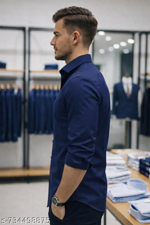 Royal Blue Classic Full-Sleeve Shirt – Couple Match Edition - Lyca Vogue
