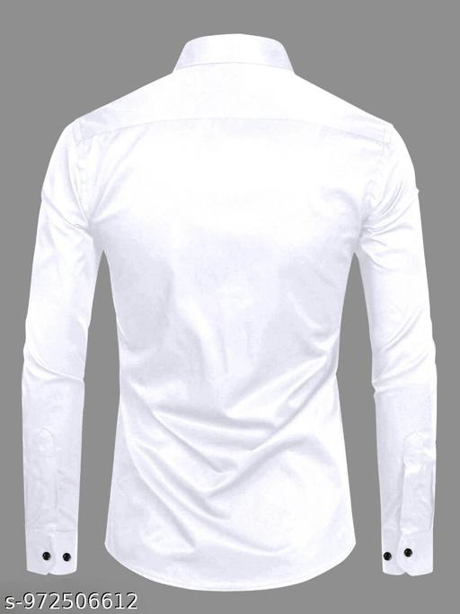 Essential White Cotton Classic Men's Shirt - Couple Match Edition - Lyca Vogue