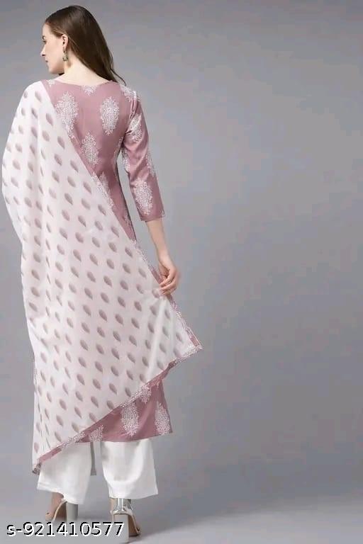 Lyca Rose Bloom Printed Kurta Set - Lyca Vogue