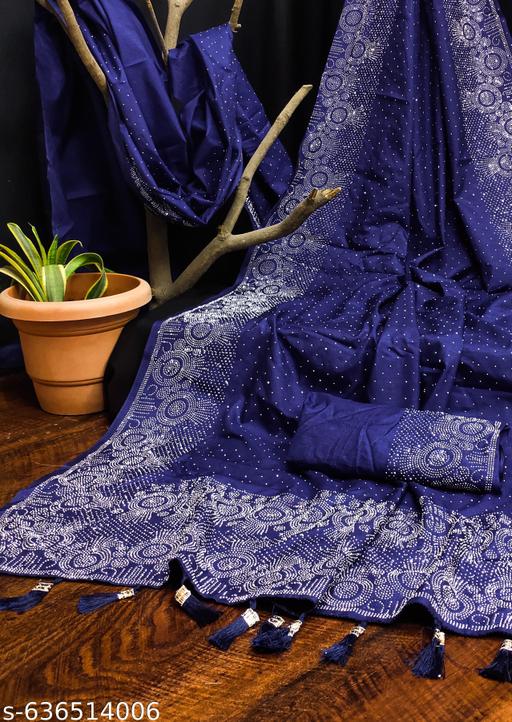 New Kuamri Kanha Creation saree with Swarovski design in all over saree with heavy stone work. saree with partywear and festivalwear. - MC FASHIONS