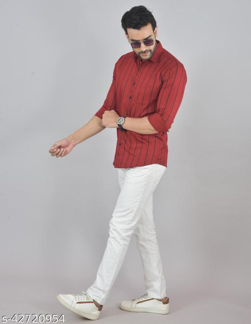 क्लासिक स्ट्रिप्स शर्ट्स पुरुषांसाठी - MC FASHIONS