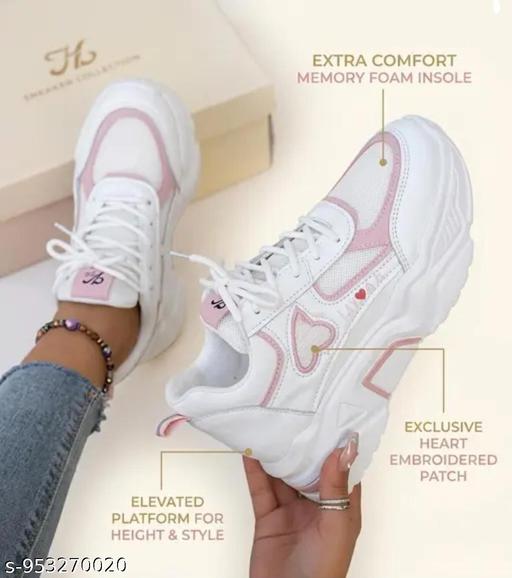 Pink Love Latest women girls shoes  - MC FASHIONS