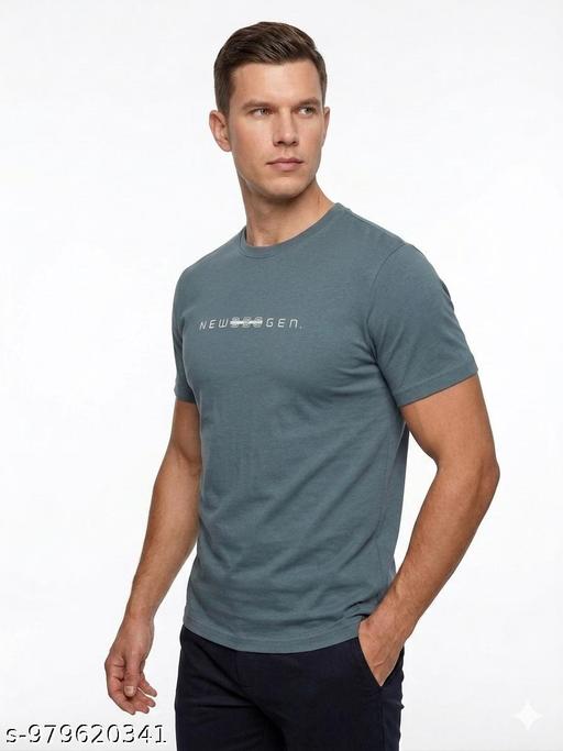 Mens Cotton Blend Navy
Casual Wear Regular Fit Printed Tshirt - MC-FASHIONS.COM