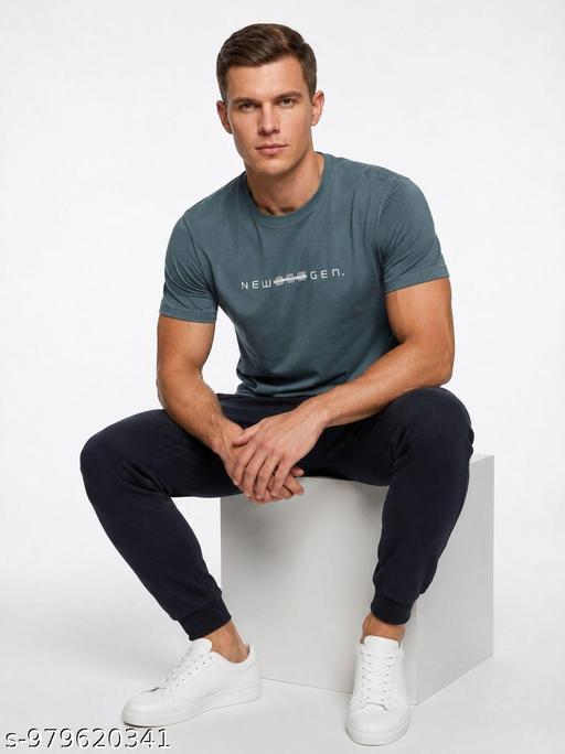 Mens Cotton Blend Navy
Casual Wear Regular Fit Printed Tshirt - MC-FASHIONS.COM