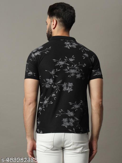 Regular Fit Collar Neck Plain Half Sleeve Breathable And Comfortable| Soft| Casual Wear| Solid Polo T-Shirt For Men's  - MC FASHIONS