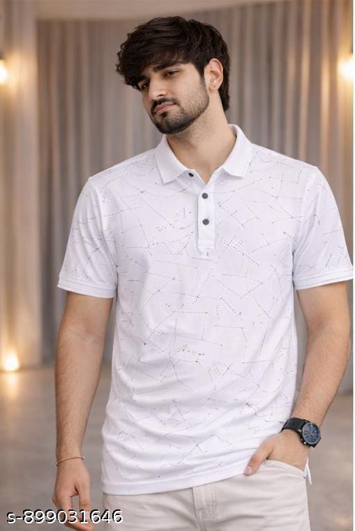 Men Printed T-Shirt || Regular Fit T-Shirt for Men || Trendy Printed T-Shirt for Men || Stylish Casual T-Shirt (T-Shirt) - MC FASHIONS
