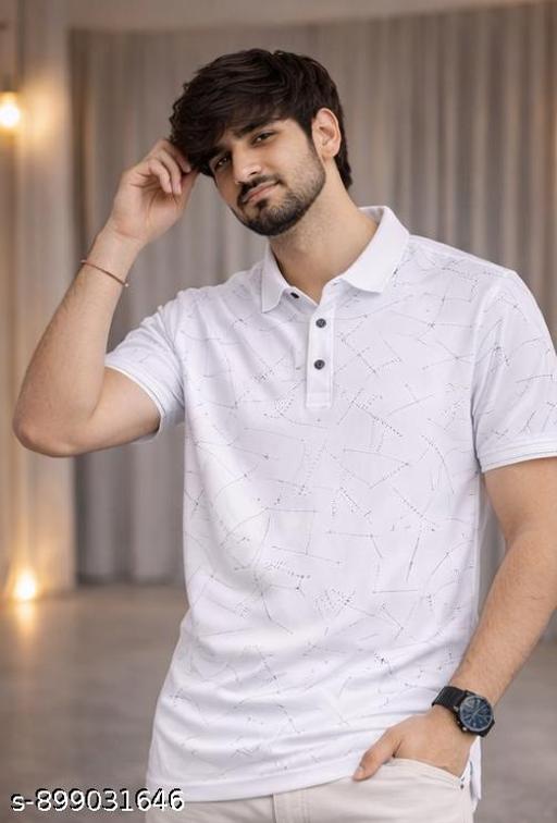 Men Printed T-Shirt || Regular Fit T-Shirt for Men || Trendy Printed T-Shirt for Men || Stylish Casual T-Shirt (T-Shirt) - MC FASHIONS