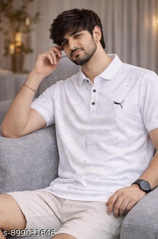 Men Printed T-Shirt || Regular Fit T-Shirt for Men || Trendy Printed T-Shirt for Men || Stylish Casual T-Shirt (T-Shirt) - MC FASHIONS