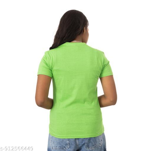 Girls Printed Cotton Blend Regular T Shirt - MC FASHIONS