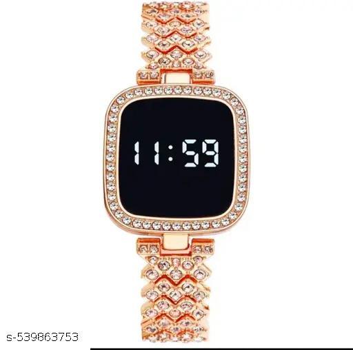 Rose Gold Digital Girls Watch - MC FASHIONS