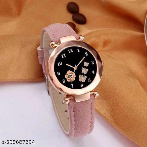 Stylish Girls’ & Women’s Analog Watch – New Fashion Arrival with Leather Strap & Quartz Precision-Analog watch for girl watch for women watch for ladies watch,under 99/watch,pink,black,blue watch-Rose Gold Women Watch,Luxury Watch for Women,Trendy Girls Women and Ladies Watch - MC FASHIONS