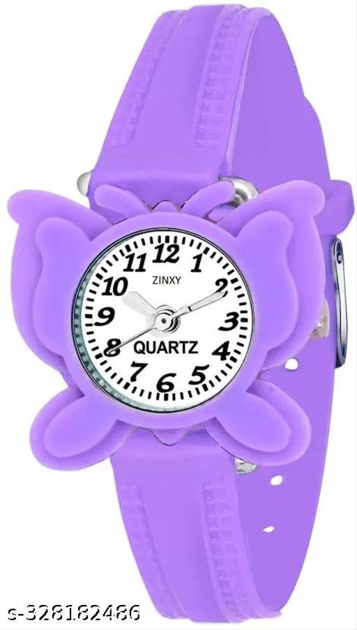 Trending11 Belt Butterfly Inter Changeable Belt and Dial Multicolor Watch for Girls - MC FASHIONS