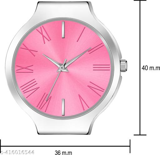 New Fancy Solid Dial Attractive Metal Chain Analog Watch for Women And Girls | Stylish Trendy Women Casual Metal Analog Watch - MC FASHIONS