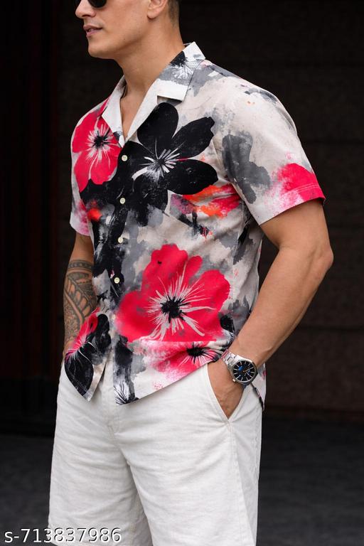 Men's Shirts || Tropical Printed Shirts for Men || Perfect for Outing Vacation || Date Wear Shirt for Boys || printed shirt ||solid striped shirt || trendy shirt || shirt for men - MC-FASHIONS.COM