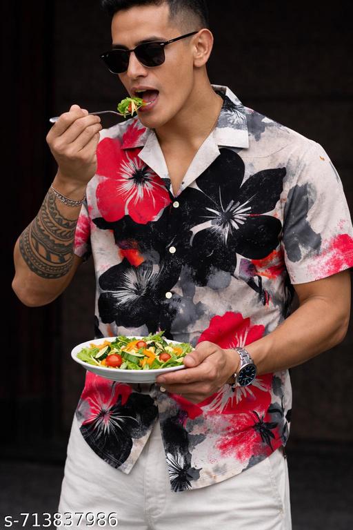 Men's Shirts || Tropical Printed Shirts for Men || Perfect for Outing Vacation || Date Wear Shirt for Boys || printed shirt ||solid striped shirt || trendy shirt || shirt for men - MC-FASHIONS.COM