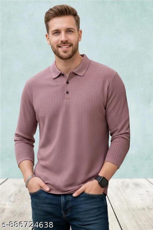 Dhanush Cloth Men POLO T-Shirt Casual Slim Fit T-Shirt Stylish T-Shirt for Men Collar Full Sleeves T-Shirt for Men Polo Neck Cotton T-Shirt polo shirts Best Quality Trendy T-Shirt - MC-FASHIONS.COM