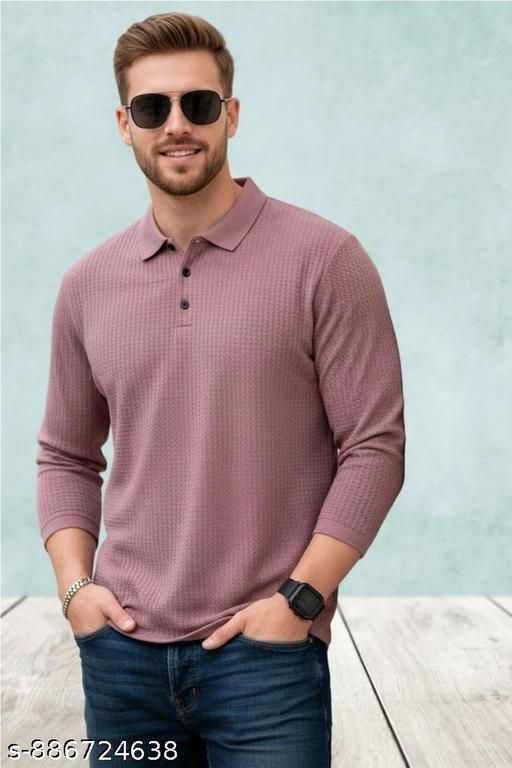 Dhanush Cloth Men POLO T-Shirt Casual Slim Fit T-Shirt Stylish T-Shirt for Men Collar Full Sleeves T-Shirt for Men Polo Neck Cotton T-Shirt polo shirts Best Quality Trendy T-Shirt - MC-FASHIONS.COM