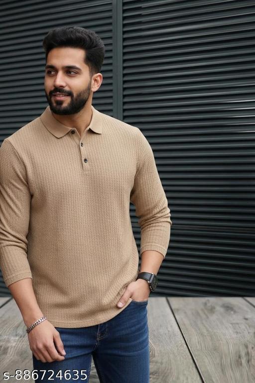 Dhanush Cloth Men POLO T-Shirt Casual Slim Fit T-Shirt Stylish T-Shirt for Men Collar Full Sleeves T-Shirt for Men Polo Neck Cotton T-Shirt polo shirts Best Quality Trendy T-Shirt - MC-FASHIONS.COM