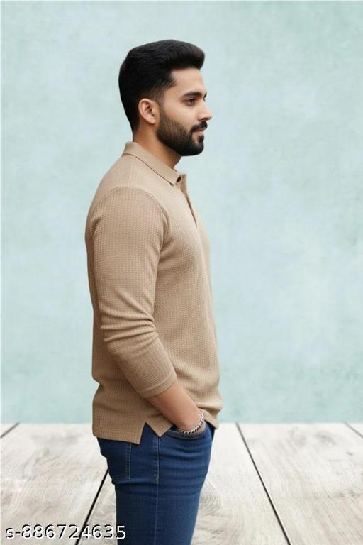 Dhanush Cloth Men POLO T-Shirt Casual Slim Fit T-Shirt Stylish T-Shirt for Men Collar Full Sleeves T-Shirt for Men Polo Neck Cotton T-Shirt polo shirts Best Quality Trendy T-Shirt - MC-FASHIONS.COM