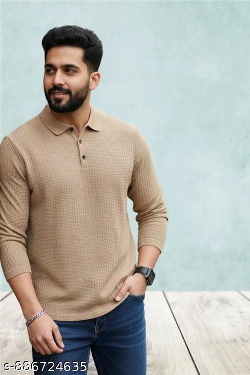 Dhanush Cloth Men POLO T-Shirt Casual Slim Fit T-Shirt Stylish T-Shirt for Men Collar Full Sleeves T-Shirt for Men Polo Neck Cotton T-Shirt polo shirts Best Quality Trendy T-Shirt - MC-FASHIONS.COM