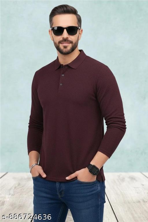 Dhanush Cloth Men POLO T-Shirt Casual Slim Fit T-Shirt Stylish T-Shirt for Men Collar Full Sleeves T-Shirt for Men Polo Neck Cotton T-Shirt polo shirts Best Quality Trendy T-Shirt - MC-FASHIONS.COM